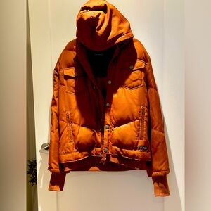 Brooklyn Industries Nunaka Down Coat in Rust Color